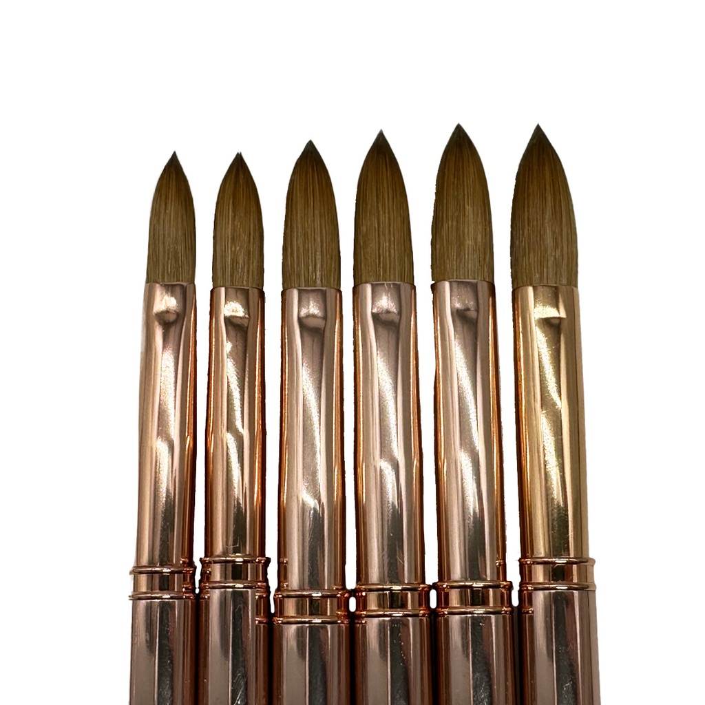 Pincel acrílico rosa n.° 12 | Kolinsky 60 % - 3